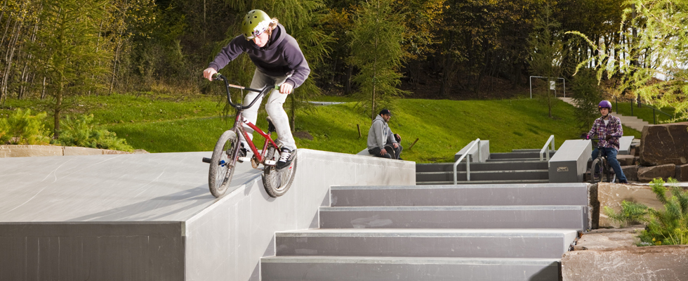 Skate parkovi - izrađeni od betonskih elemenata