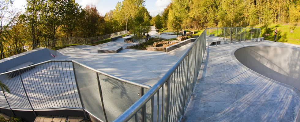 Skate parkovi - izrađeni od betonskih elemenata